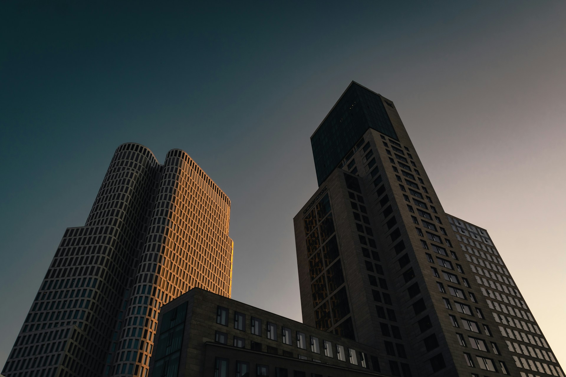 Skyscrapers from below